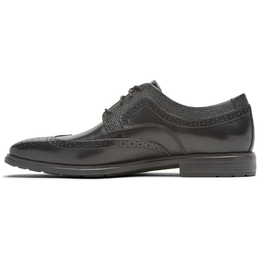 Rockport Mens Dres Sports Business 2 Wingtip - Dress Shoes Black - XCP932164